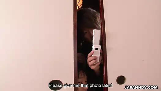 Japon tatlım yuuno hoshi mastürbasyon yapıyor, sansürsüz