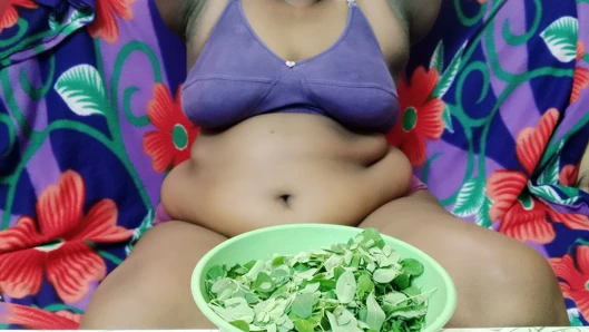 Tamil husband squeezes the boobs of his tamil desi wife who is getting ready to cook and invites her for sex