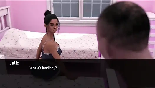 Orta yaşlı seksi kadın #1: Julie George'a oral seks yaptı