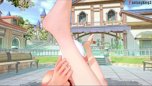 Mai Valentine ateşli ahegao seks - yu gi oh