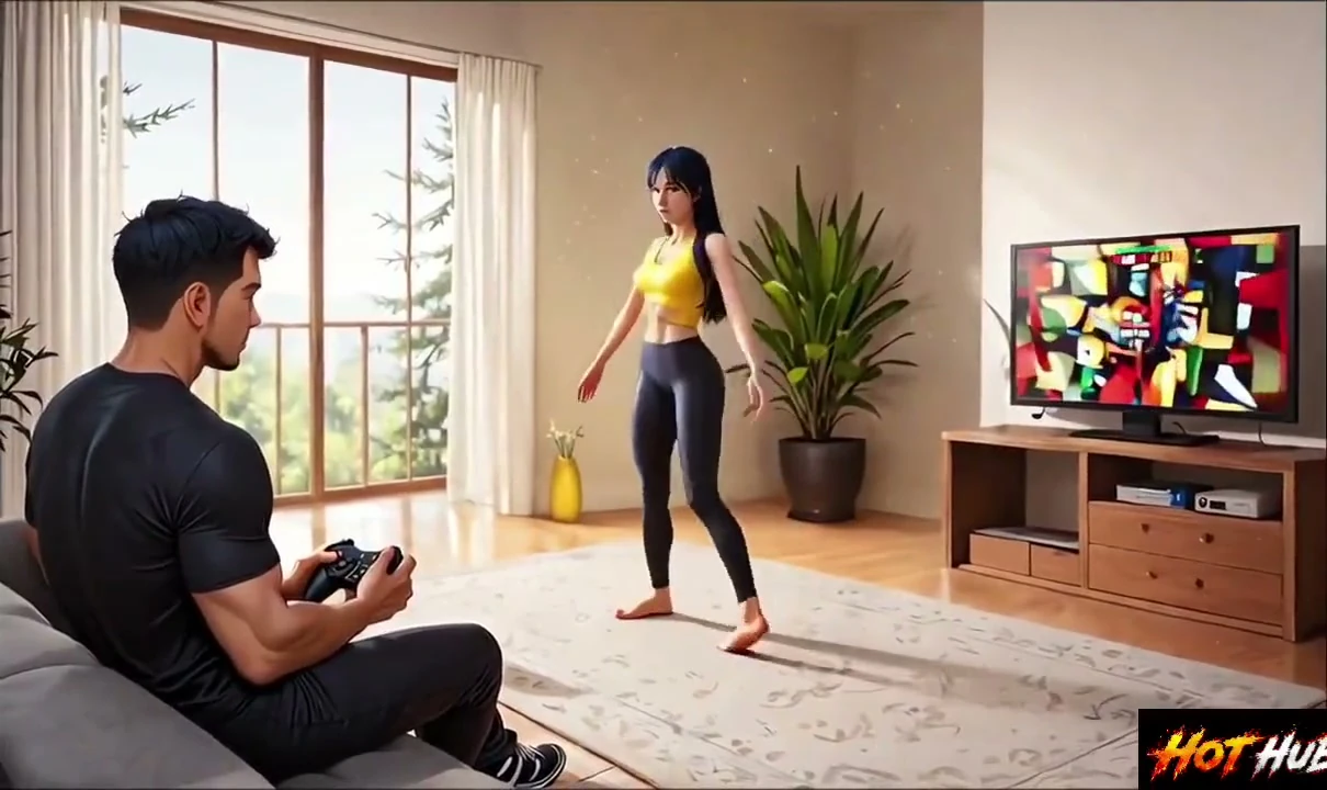 Doing yoga in front of the angry stepsons fuck in yoga pant