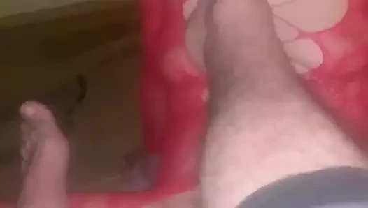 Ayak aşağılama için benim kedi