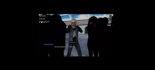 Benimle alışveriş merkezine gidiyor