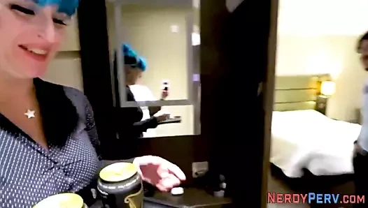 İngiliz acemi sürtme ona kedi