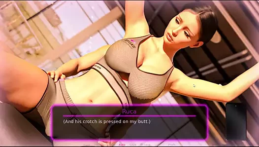 spor salonunda iki büyük eşek göğüsleri