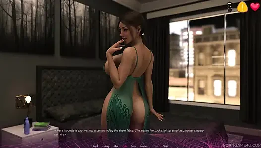 Her Intense Evening Routine Realistic Shower, Yoga Workout & Dressing up - the Office - Part 9 - Damaged Coda - by Porn Game 4u