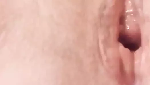 Dik sürtük ile bir büyük kedi deliği