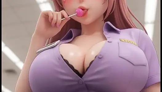 Büyük memeli Alman hentai satıcı sikişiyor ve mastürbasyon yapıyor