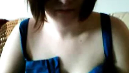 Cute little pothead has some webcam fun