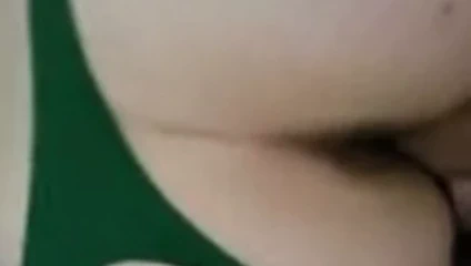 Köpek stil kahrolası ile tanga üzerinde