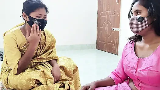 Desi shali and wife fuck with bangla sex talk