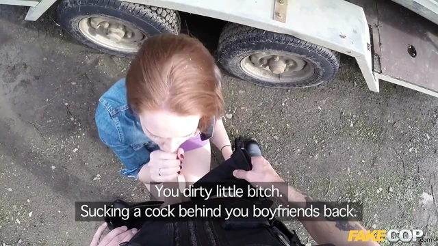 Fake cop - sadakatsiz kız arkadaş Candi Coxx erkek arkadaşını aldatıyor