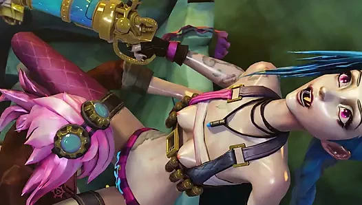 Ateşli 3 boyutlu kızlar amcık yalama ve dildo sikişi ile eğleniyor