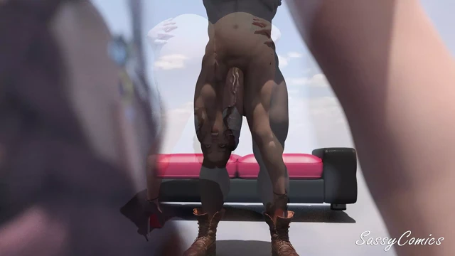 Pawg beyaz kız büyük zenci yarağı tarafından götten sikiliyor