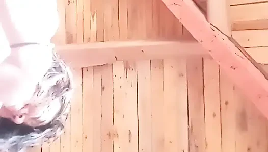 Eva yarak emiyor ve sikişiyor