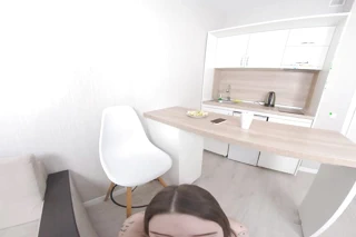 Geïnkte babe mooie Mary toont haar pikzuig- en neukvaardigheden