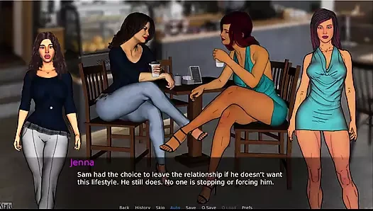 Bir çiftin aşk ve şehvet düetini #2 - Nate Darral'ın ona yardım ettiği spor salonuna gitti.