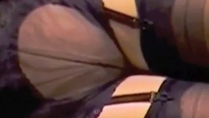 Siyah fransız külotlu kürk manto