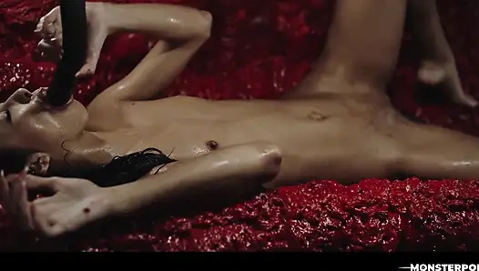 Lia Lin vored ve hentai canavarının içinde sıkışıp kaldı - 3 boyutlu anime zenci sert esaret boşalması