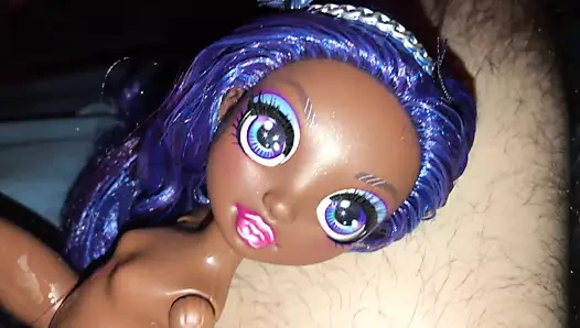 Gökkuşağı yüksek krystal şatonun dış avlusu bebek üzerinde boşalmak