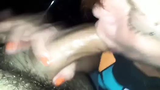 Portekizli oral seks insede the araba