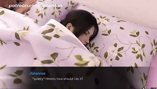 Şehvetin yankıları - sonunda Jess ve Chloe ile 3'lü seks yapıyor