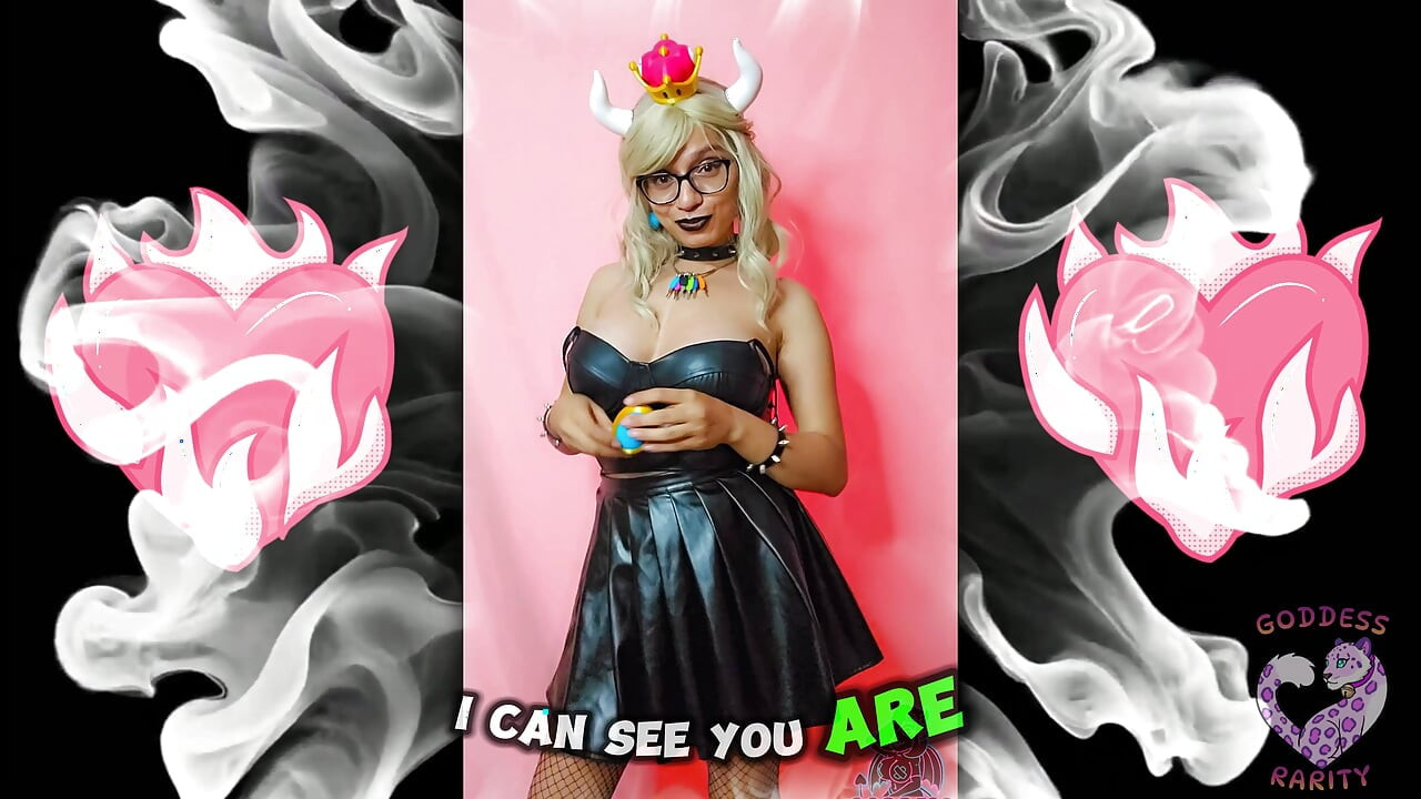 Tanrıça Rarity senin için bowsette olarak soyunuyor