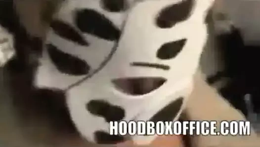 Abanoz anneanne ile büyük ganimet becerdin ve emdi büyük siyah çük