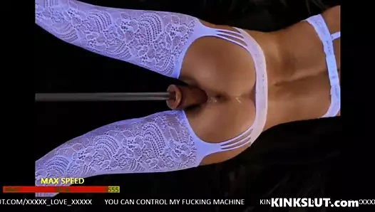 Maksimum hız!!!! lanet makine onu kedi fışkırtma yapar