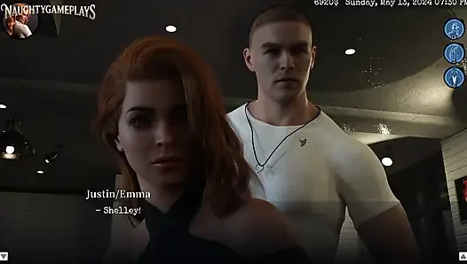 Ahlak Sınırları (bölüm 22) Roman Oyunları - Evli Kadın Başka Bir Adama Seksi Dans Ediyor