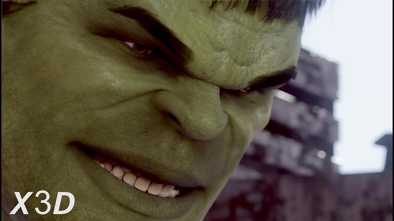Kara dul kadın Hulk'ı anal seksle evcilleştirir