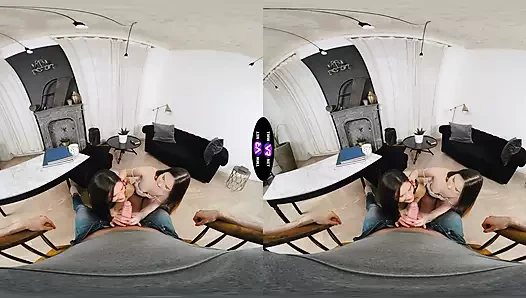 Tmwvrnet - jadilica ve vivien doll - yerde üçlü orgazm