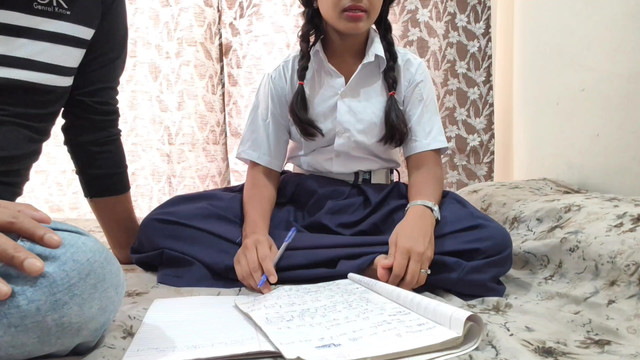 Indian virgin school girl fucked her tusion sir for the first time