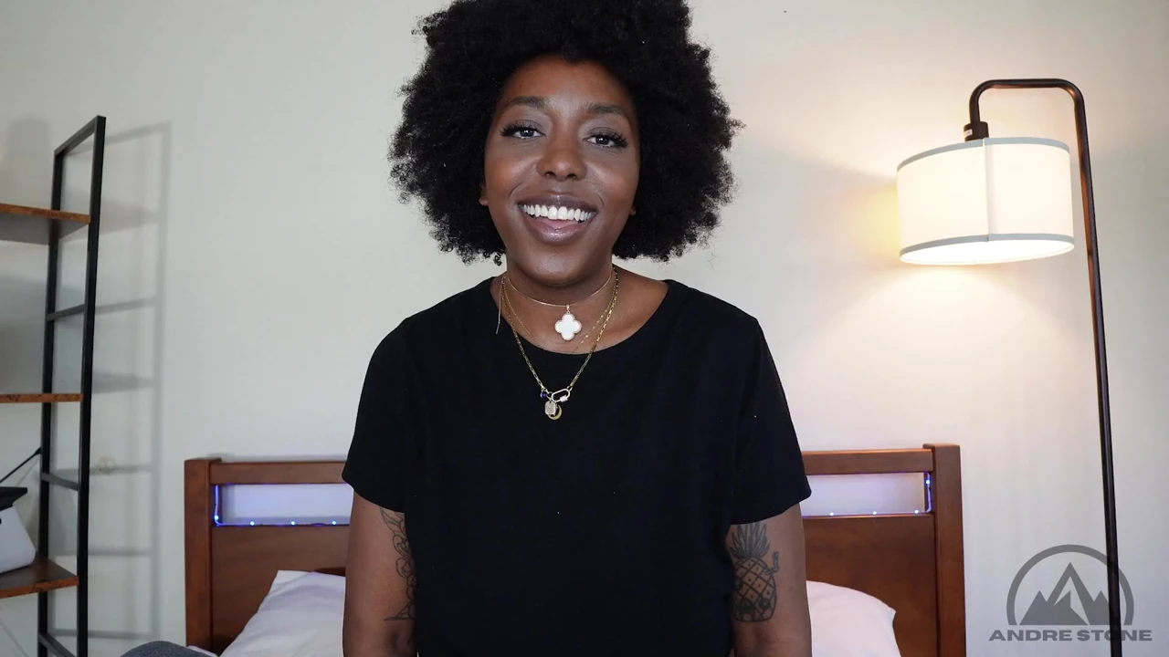 Thick Black Stepsis Dutch Coco Will Give You the Sloppy BJ Your Girlfriend Won't