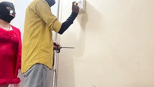 Electrician fucked house owner