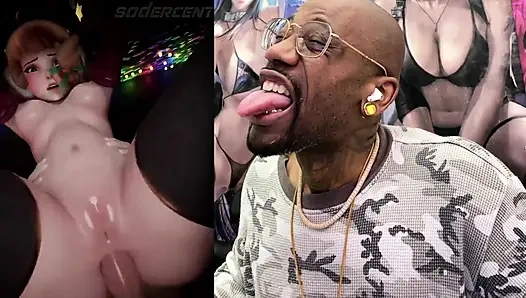 Sıkı ıslak kel amcık D.va götten sikiliyor