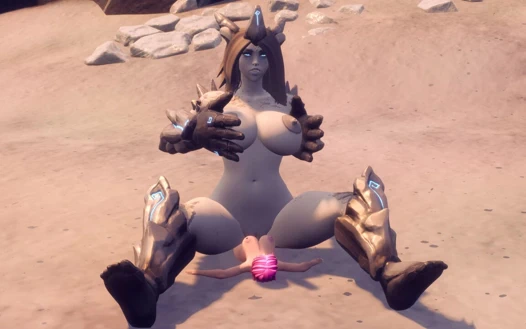 Ep11: Bovaur'un büyük göğüslerini ahırımda sağıyor - nephelym yetiştiricileri