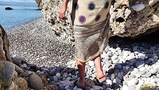 Plajda normal bir gün