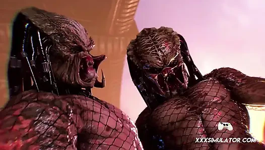 Bilim kurgu ateşli kız bu parodi dölleme cehenneminin her deliğinde canavarlar tarafından tutuluyor ve sikiliyor