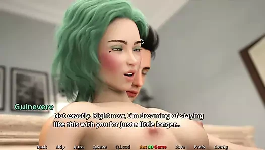 Evde kimse yokken her iki üvey kız kardeşle de tek tek eğleniyor