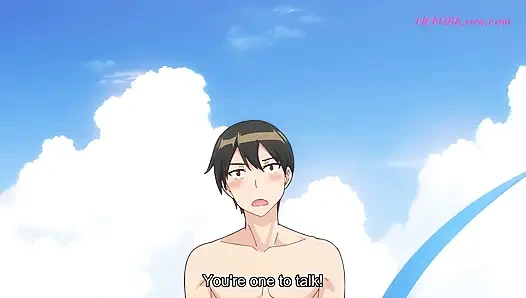 Adam sakin kalmaya çalışıyor ama bu ateşli kızlar anı ateşli sekse iterken ereksiyon halindeki onu ele veriyor