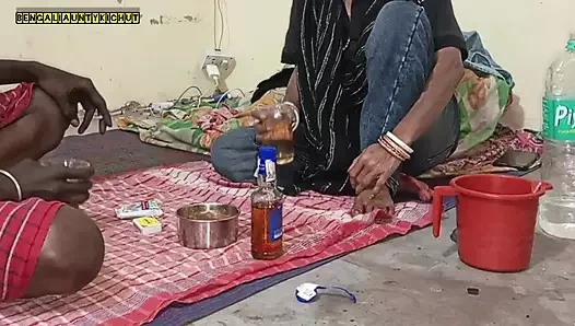 Hintli evli kadın ke sath partisi kiya aur fir seksi chudai ki