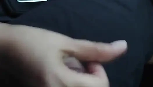 El mastürbasyonu, arabada riskli oyun - gerçek çift