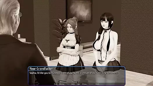 Harem otel sunumu ateşli kızlar ve hizmetçilerle çok sevimli buluşuyor!! - Bölüm 1