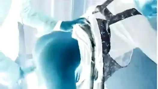 Teyze isteyerek onu sert sikmek için benim için bükme