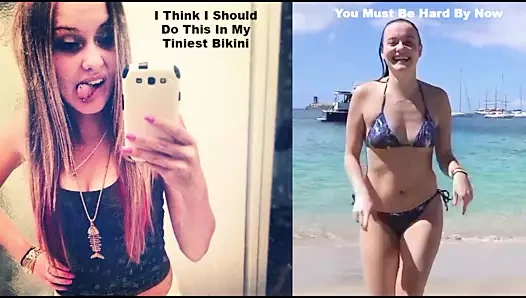 Hannah Savannah Bikini Jerk Off Challenge