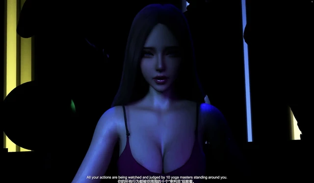 The Dark Yoga Room: A Sensual Test of Temptation, Pleasure & Self-Control - 3D Animation 4K