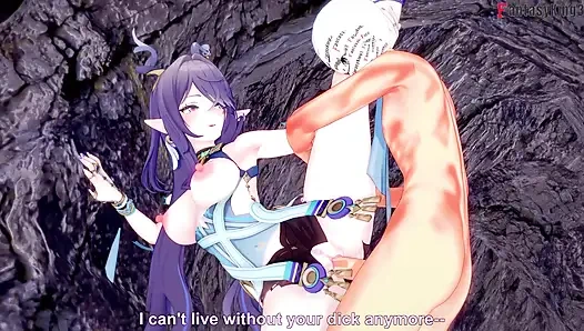 Lauma ateşli seksi seks - Genshin Impact