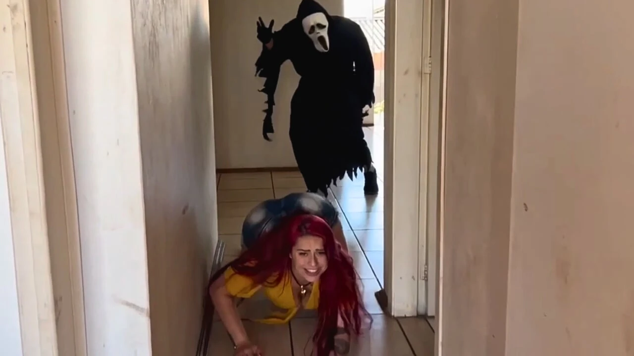 Halloween Ghostface - Oral ve Doggy ile Kıçına Boşalma