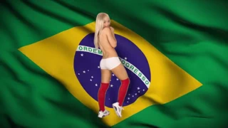 Dünya Kupası futbol 2014 şeridi.